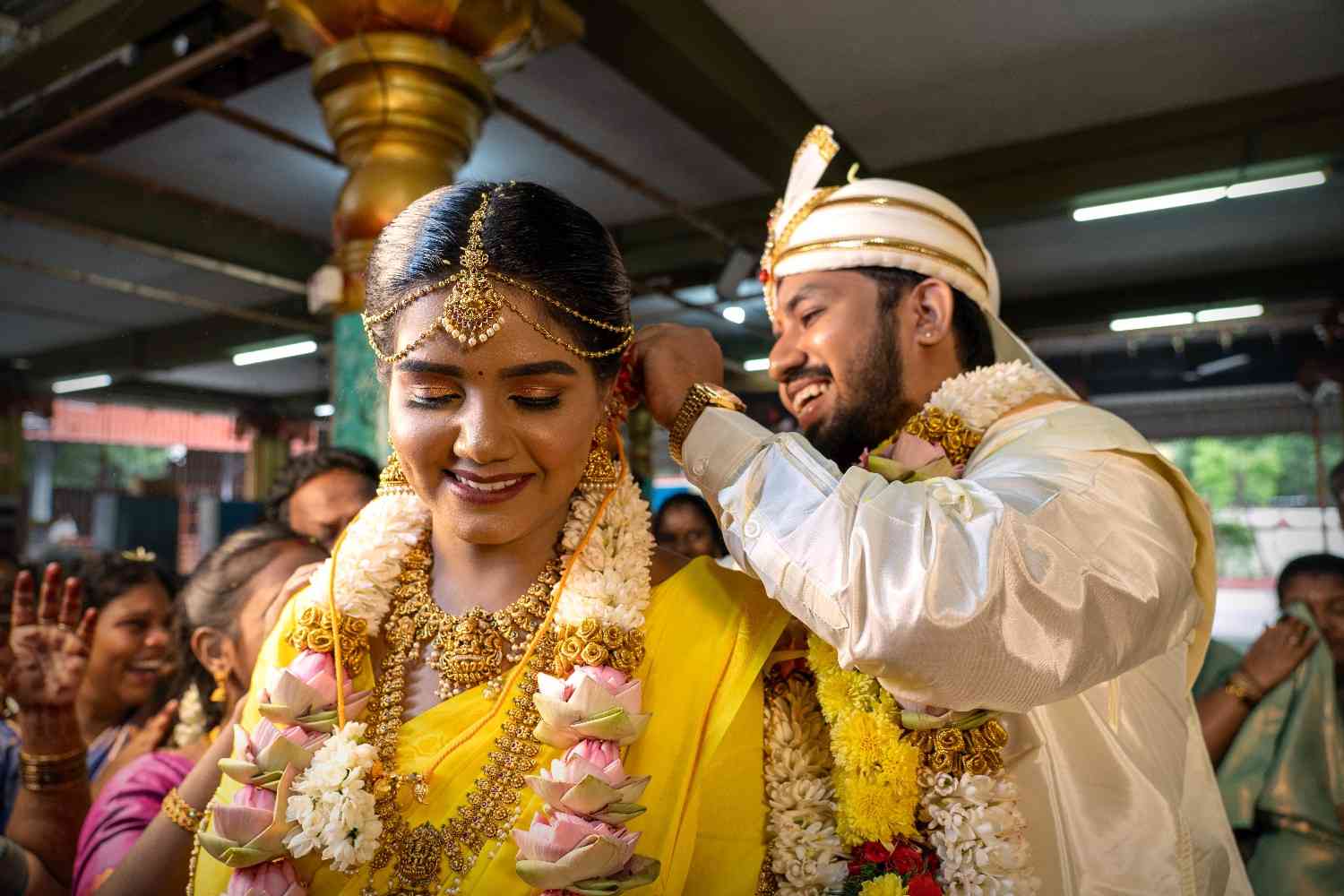 Wedding couple by Rada Photography Coimbatore